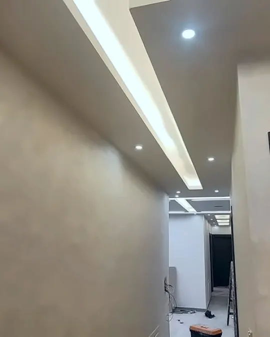 سقف جبس بإنارة مخفية من أعمال نورها، صورة ٤٣ من ٥٣